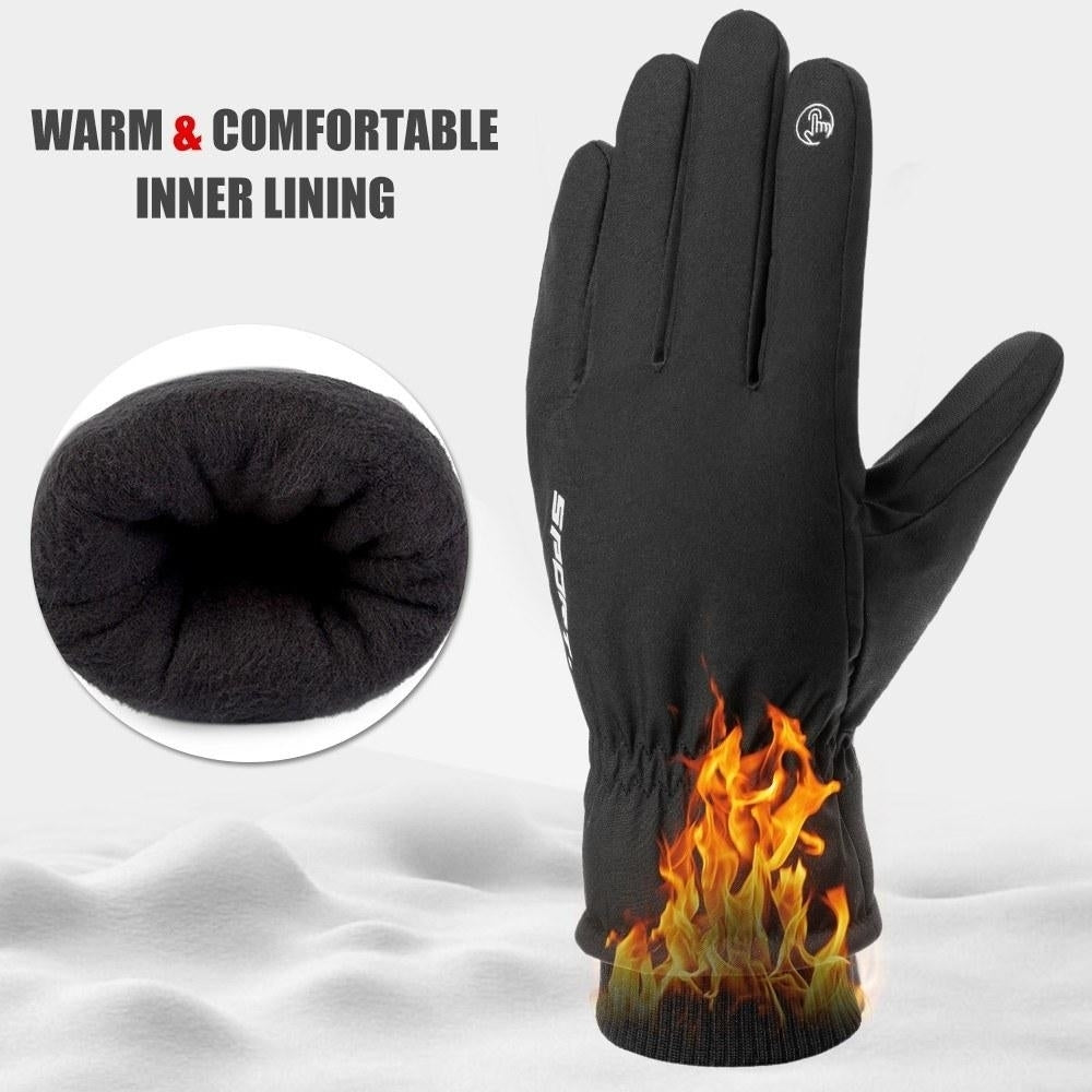Warm Winter Gloves Snow Gloves for Men and Women Image 4