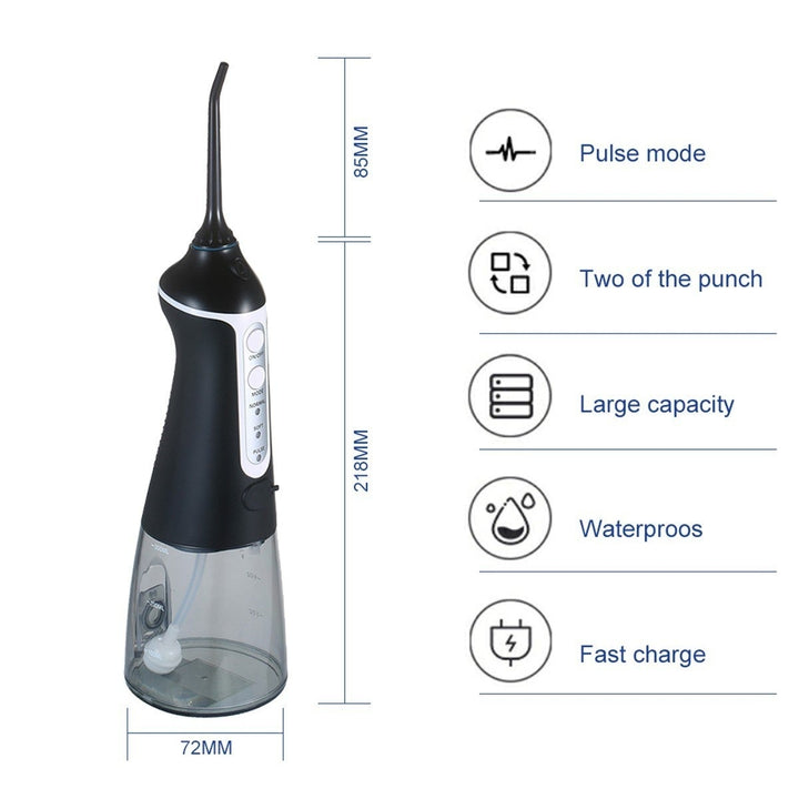 Water Flosser Portable Oral Irrigator Rechargeable Dental Flosser Image 9