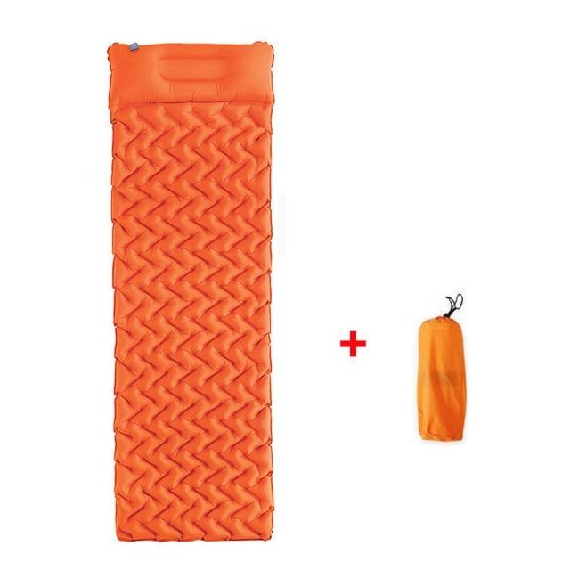 Waterproof Camping Mat Inflatable Mattress with Pillow in Tent for Travel Camping Image 8