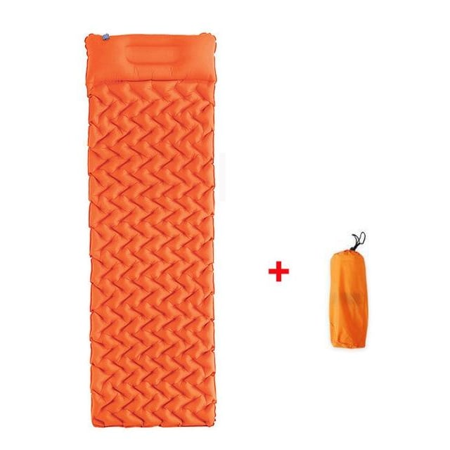 Waterproof Camping Mat Inflatable Mattress with Pillow in Tent for Travel Camping Image 1