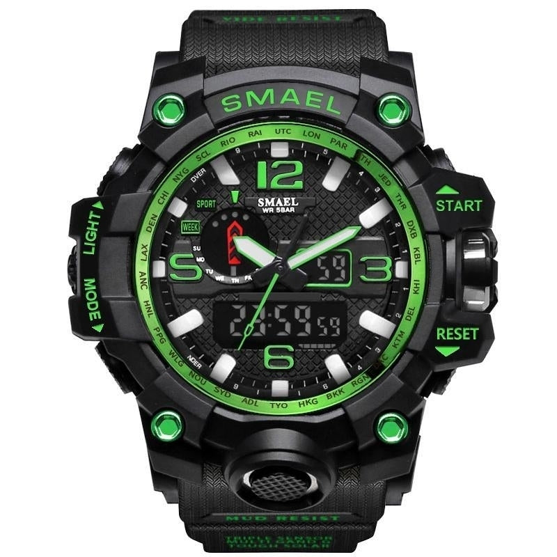 Waterproof Sport Dual Display Watch Image 6