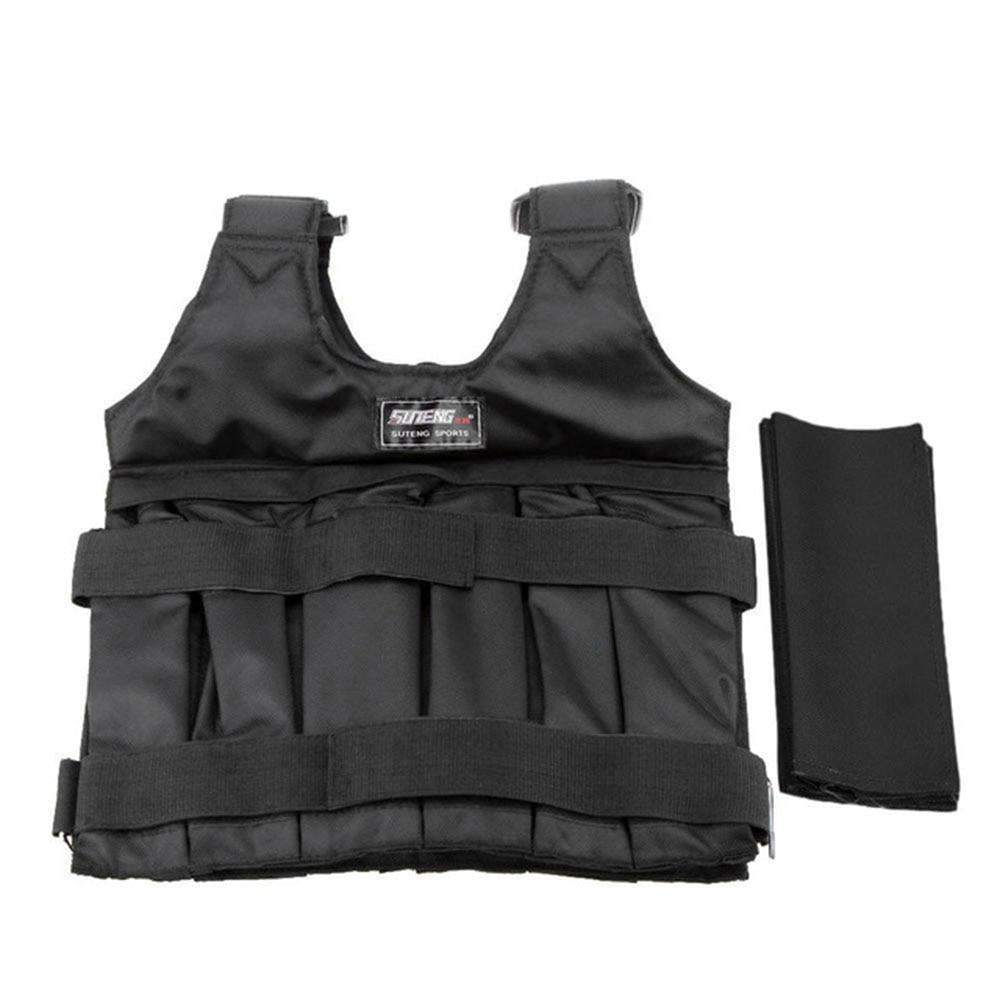 Weighted Vest Adjustable Gym Exercise Training Fitness Jacket Workout Boxing Waistcoat Accessories Image 4