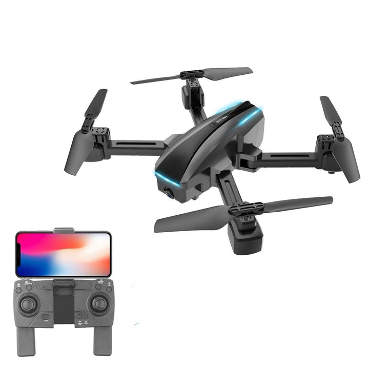 WIFI FPV 4K Camera RC Drone Dual Gesture Photo,video Optical Flow Positioning Headless Mode Quadcopter Image 1