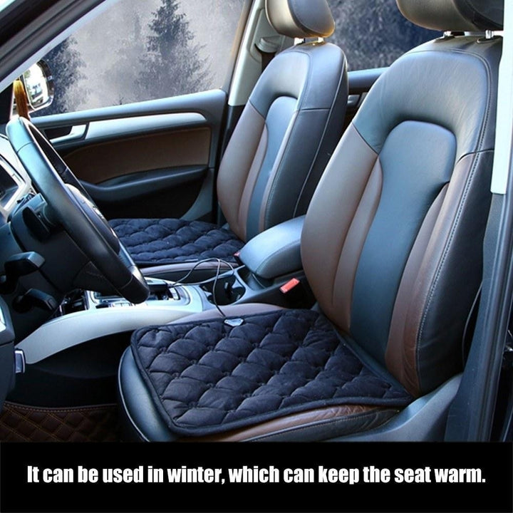 Winter Thermal Seat pad Interface Carbon Fibre Cover Infrared Ray Healthy Image 2
