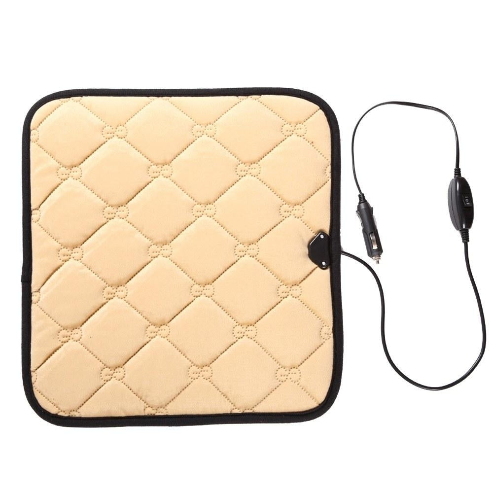 Winter Thermal Seat pad Interface Carbon Fibre Cover Infrared Ray Healthy Image 4