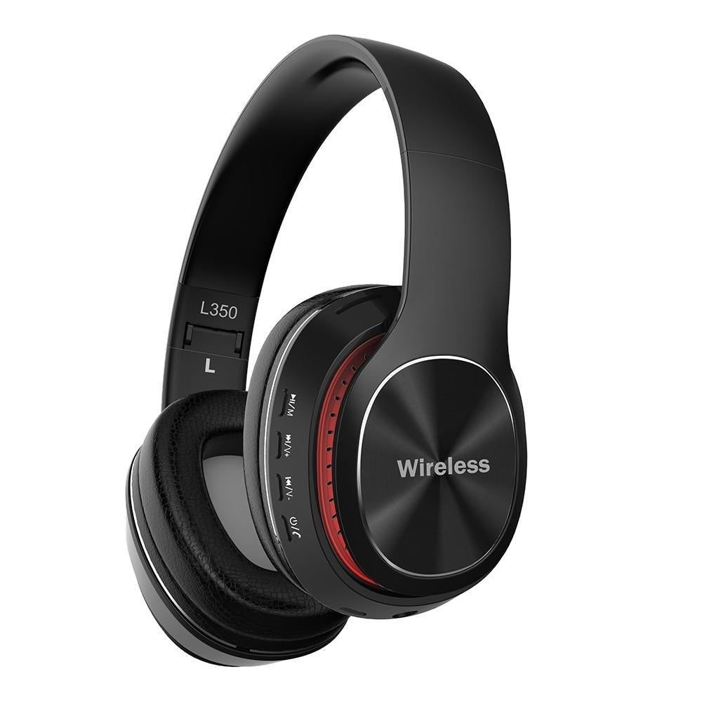 Wireless Bluetooth Headphones Over-ear 5.0 Sports Headsets Support TF Card 3.5mm AUX IN FM Radio Image 2