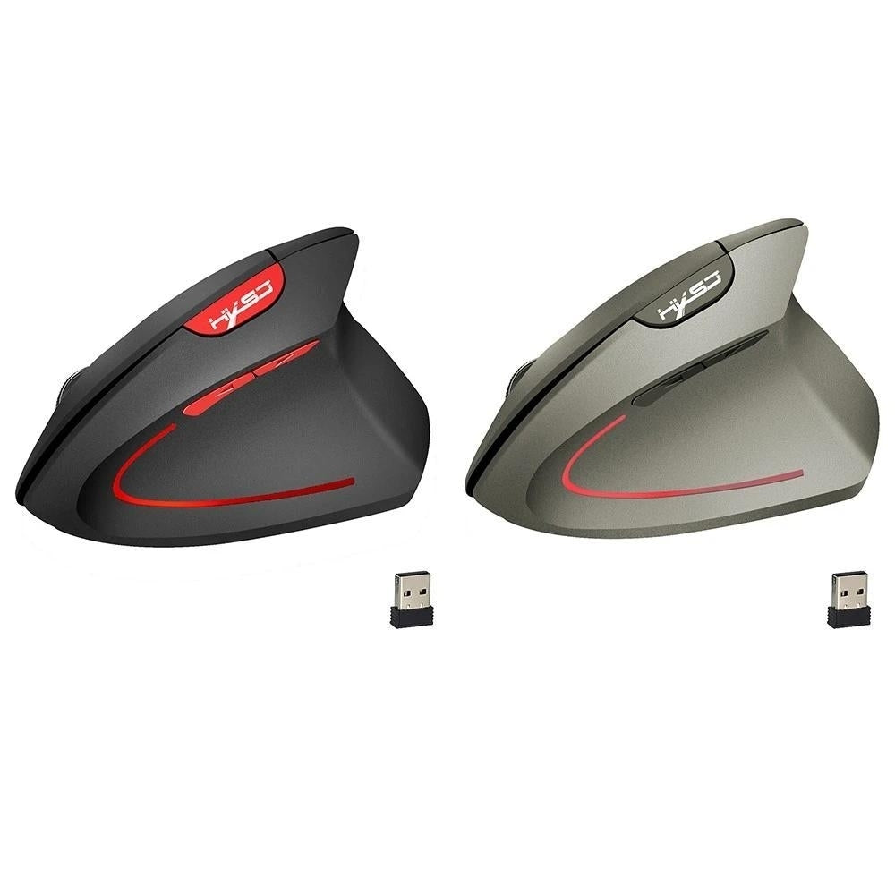 Wireless Mouse Vertical Mice Ergonomic Rechargeable 3 DPI optional Image 1