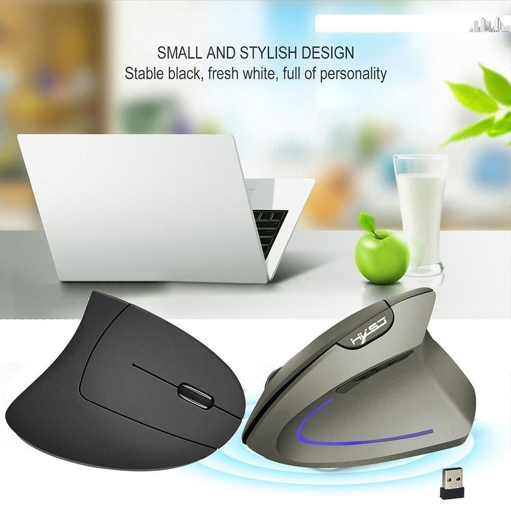 Wireless Mouse Vertical Mice Ergonomic Rechargeable 3 DPI optional Image 8