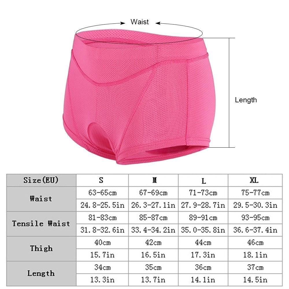 Women Cycling Underwear Pants Gel 3D Padded Image 4