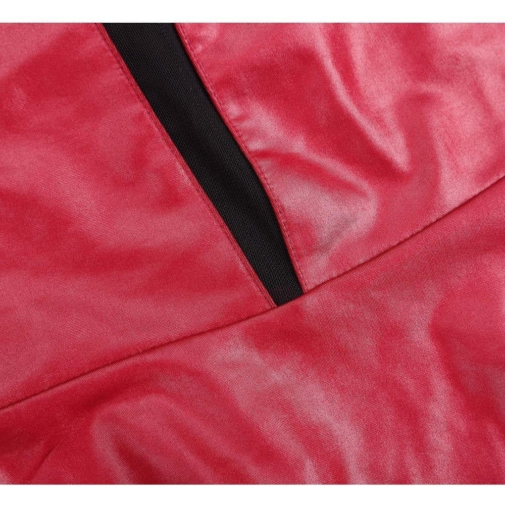 Women PU Dress Leather Look Mesh Open Back Sleeveless Bodycon Clubwear Image 6