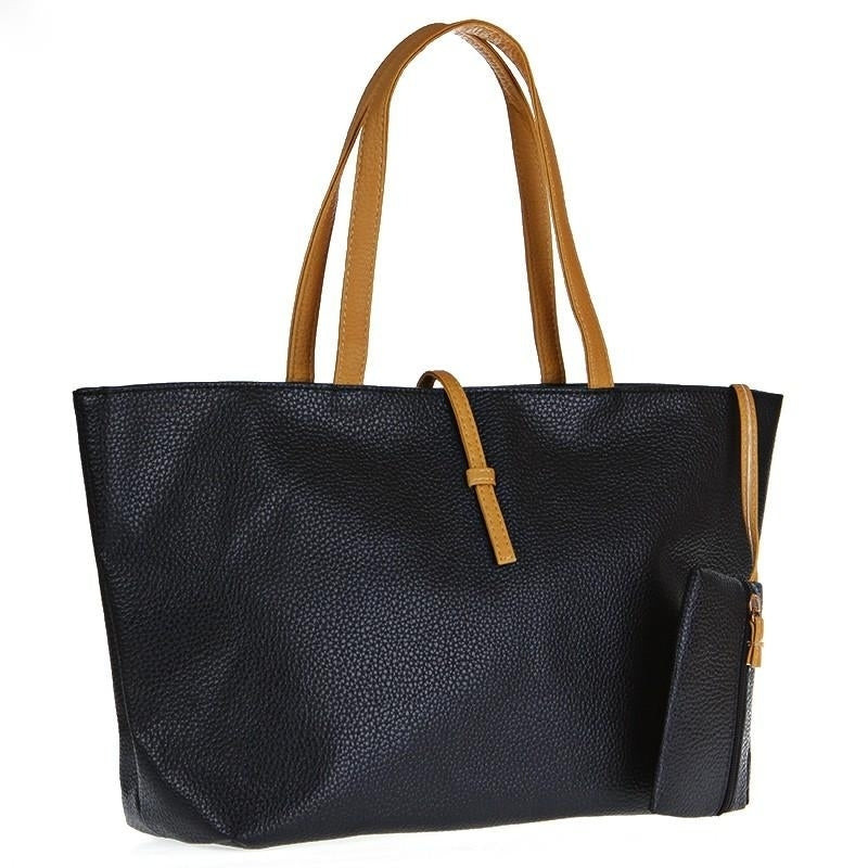 Womens Lady Handbag Shoulder Bag Leather Tote Image 1