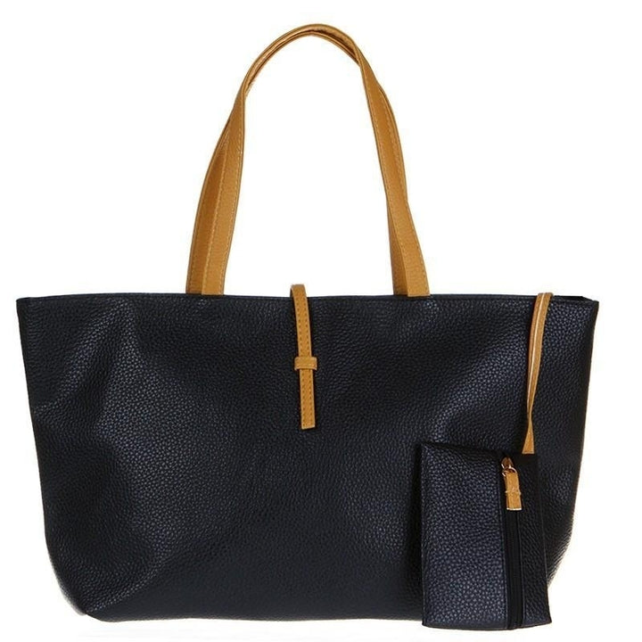 Womens Lady Handbag Shoulder Bag Leather Tote Image 7