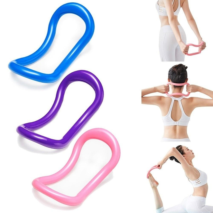 Yoga Ring Mini Small Portable Relax Stretch Massage Shoulder Back Legs Body Image 1