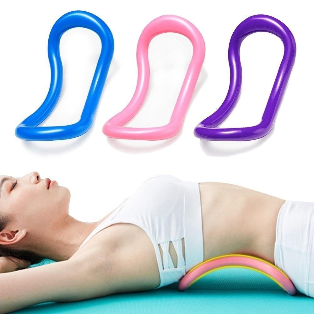 Yoga Ring Mini Small Portable Relax Stretch Massage Shoulder Back Legs Body Image 3