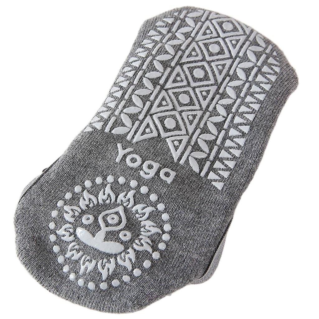 Yoga Socks For Women Girls Slippers With Grips Fitness Sports Dance Silicone Pilates Barre Image 4