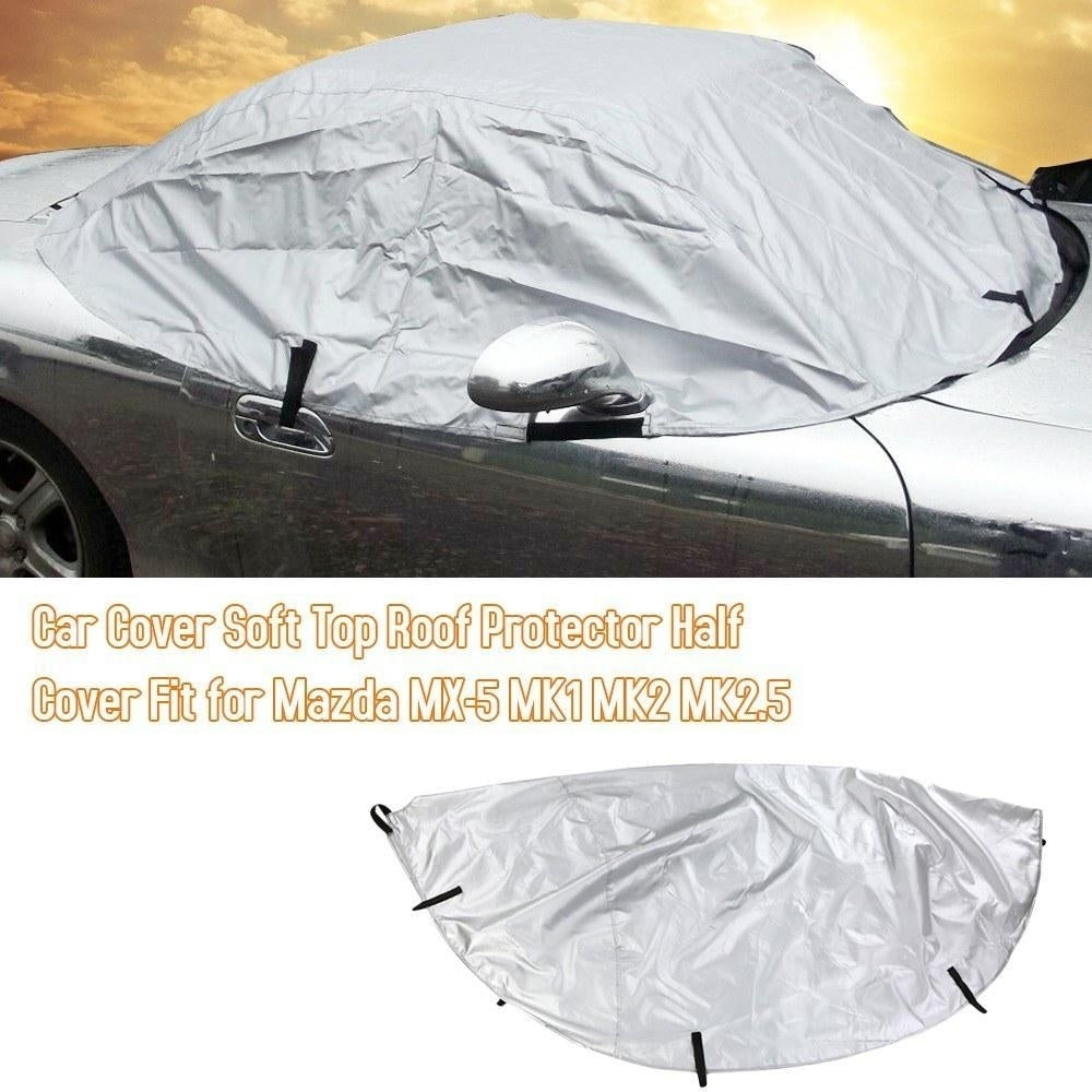 Car Cover Soft Top Roof Protector Half Fit for Mazda MX-5 MK1 MK2 MK2.5 Image 3