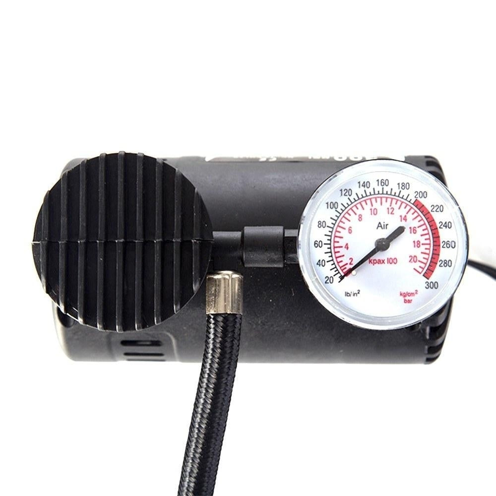 Car Mini Electric Inflation Pump Portable 300PSI Auto Compressor for Motorcycle Basketball Image 3