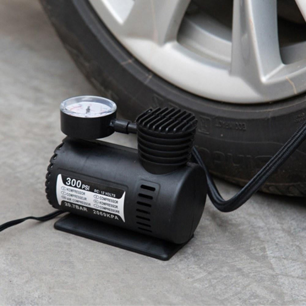 Car Mini Electric Inflation Pump Portable 300PSI Auto Compressor for Motorcycle Basketball Image 7