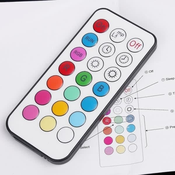 Colorful LED RGB 9W B22 Light Bulb with Remote Control Image 7