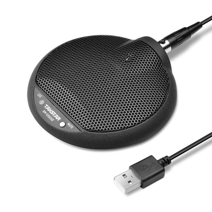 Digital Boundary Microphone USB Conference Mic Omnidirectional Plug-and-Play Image 1