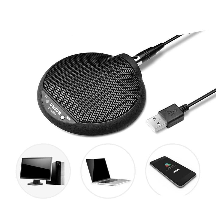 Digital Boundary Microphone USB Conference Mic Omnidirectional Plug-and-Play Image 4