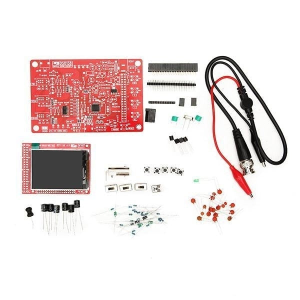 DIY Digital Oscilloscope Unassembled Kit SMD Soldered 13803K Version With Housing Image 2