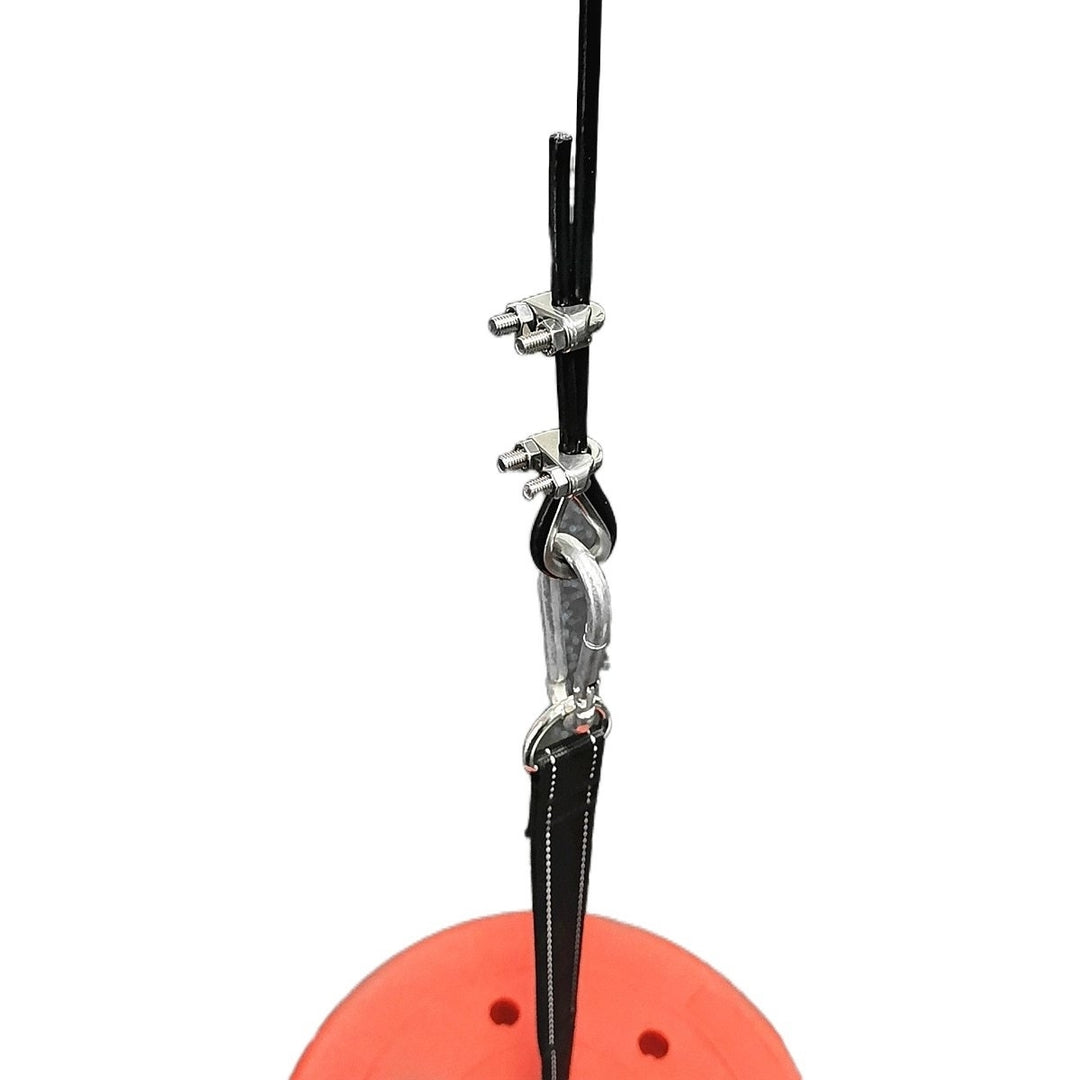 DIY Length Cable Pulley System Adjustable Machine Attachment with Loading Gym Equipment Image 2