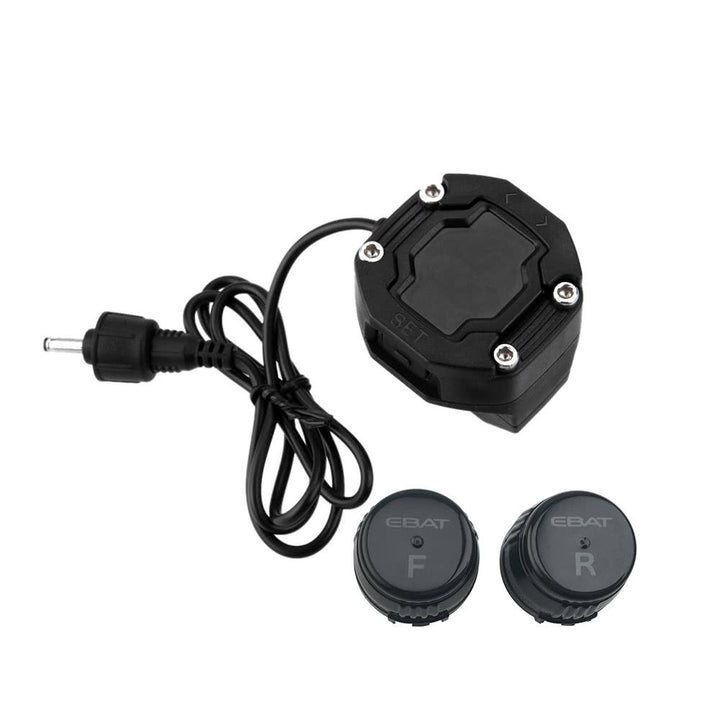 DIY TPMS for Motorcycle Tire Pressure Monitoring System with Waterproof External Sensor Wireless LCD Display Image 11