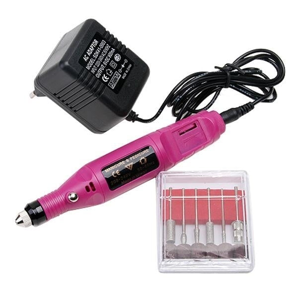 Electric Nail Art 6 Drill Carve Engraving Machine Tool Image 3