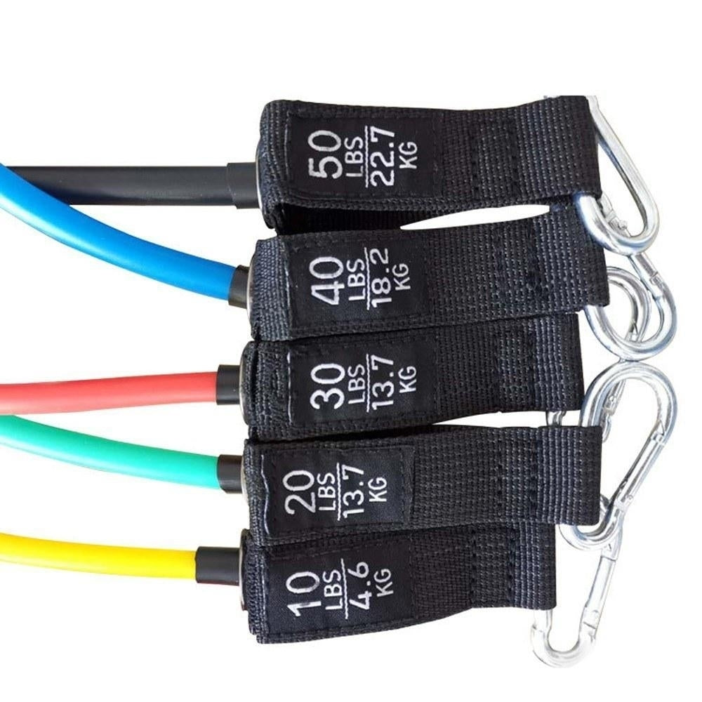 Fitness Puller Set Resistance Belt Kit 11pc Image 2