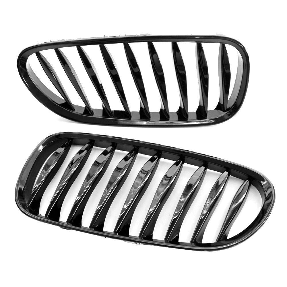 Front Grille Replacement for BMW E85 E86 Z4 2003 - 2008 High Gloss Black Cool Bussiness Style Image 2