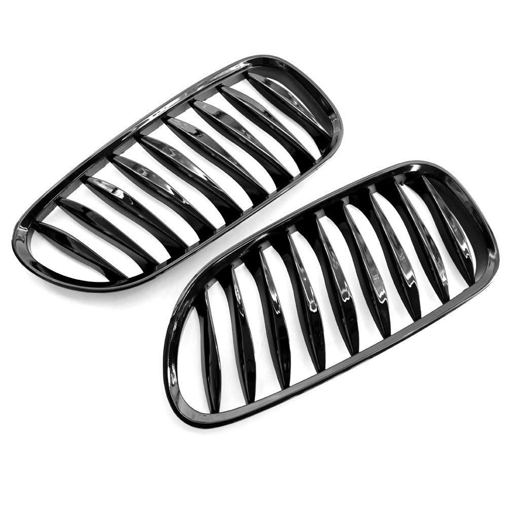 Front Grille Replacement for BMW E85 E86 Z4 2003 - 2008 High Gloss Black Cool Bussiness Style Image 3