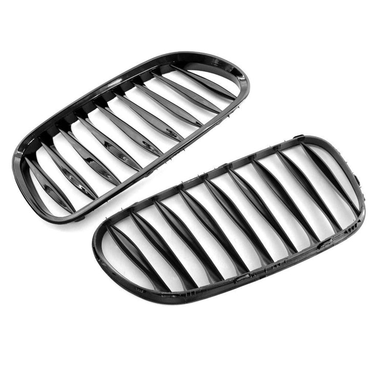 Front Grille Replacement for BMW E85 E86 Z4 2003 - 2008 High Gloss Black Cool Bussiness Style Image 4