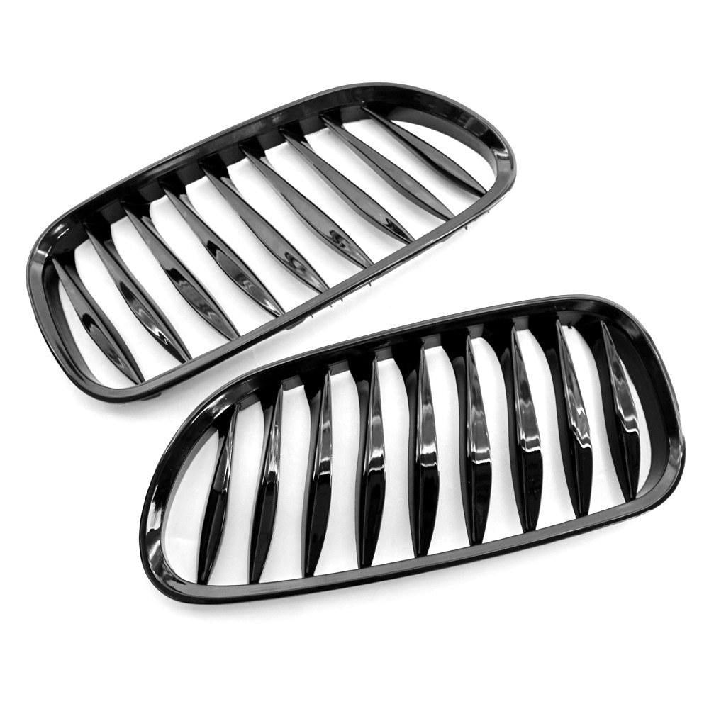 Front Grille Replacement for BMW E85 E86 Z4 2003 - 2008 High Gloss Black Cool Bussiness Style Image 4