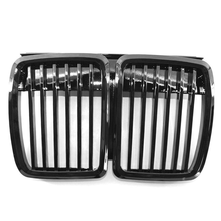 Front Grille Replacement for BMW E30 82-94 3 Series High Gloss Black Cool Bussiness Style Image 1