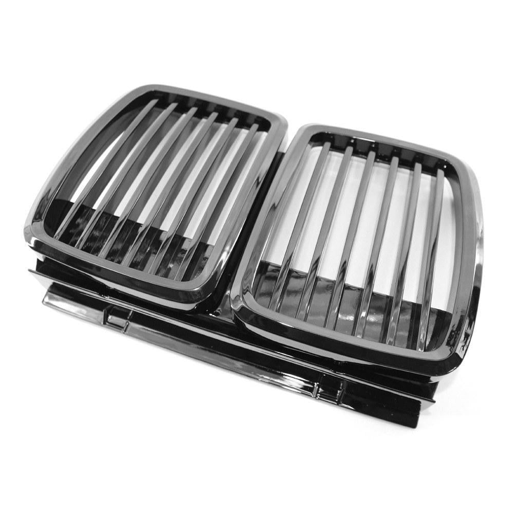 Front Grille Replacement for BMW E30 82-94 3 Series High Gloss Black Cool Bussiness Style Image 4