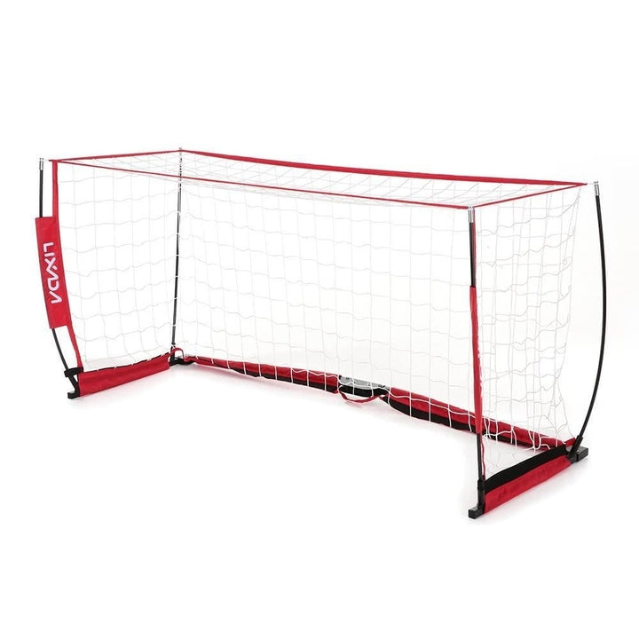 Goal Detachable Soccer Net Sturdy Frame Fiberglass Pole for Playground Backyard Training Image 1