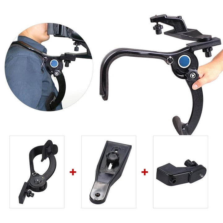 Hands-free Shoulder Mount Shouldering Support Pad Stabilizer for DSLR Camera Camecorder Image 11