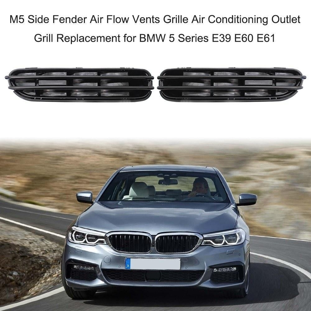 M5 Side Fender Air Flow Vents Grille Conditioning Outlet Grill Replacement for BMW 5 Series E39 E60 E61 Image 4