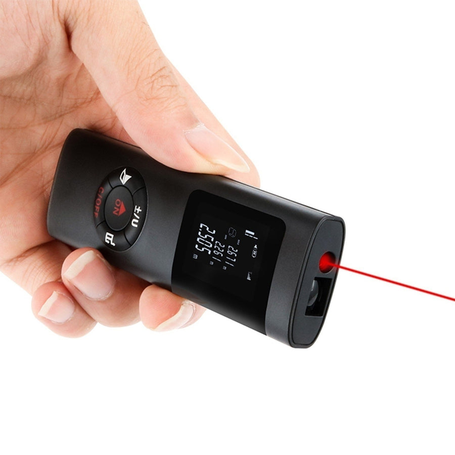 Mini Laser Distance Measure LCD Backlight Display 131Ft Image 1