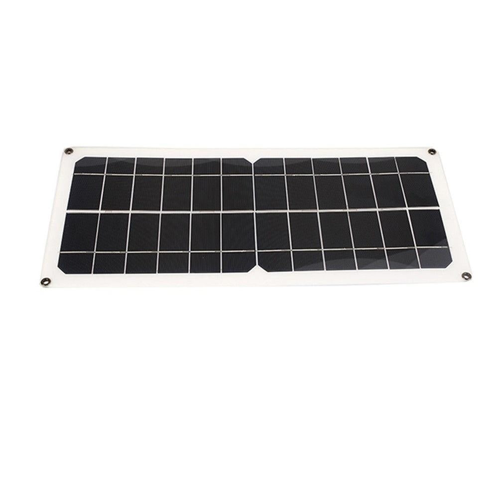 Monocrystaline Solar Panel USB Charger Kit with 10A Controller and Cables Image 2