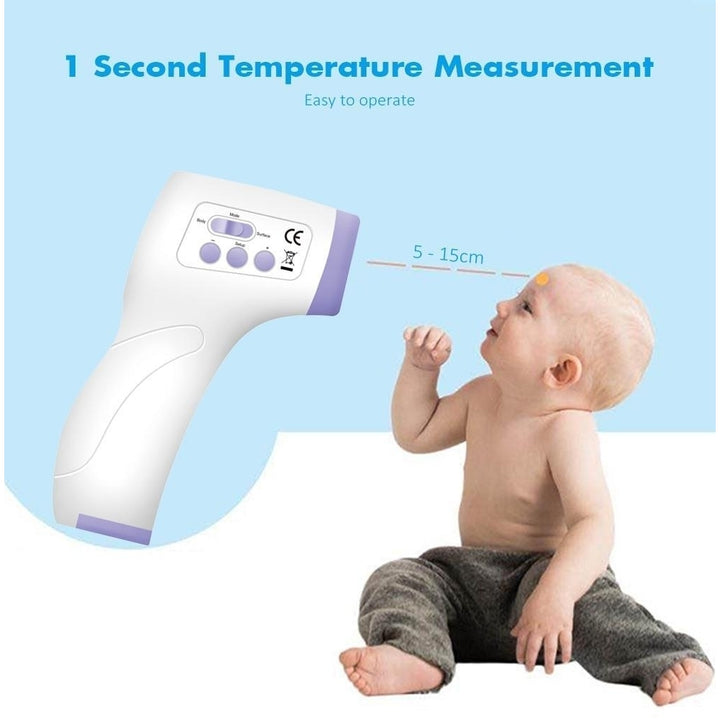Non-contact Infrared Forehead Thermometer Body Temperature Image 9