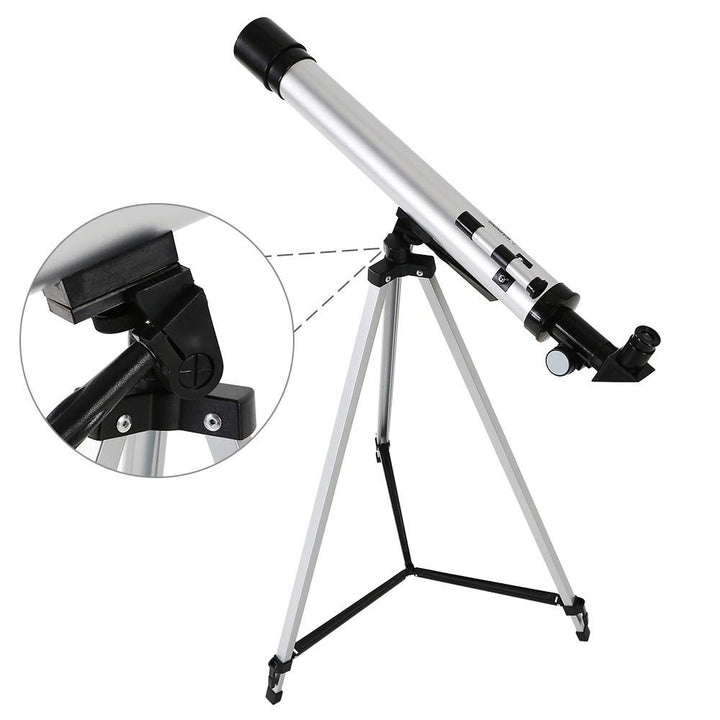 Outdoor 100X Zoom Telescope 600x50mm Refractive Space Astronomical Telescope Monocular Travel Spotting Scope with Tripod Image 3