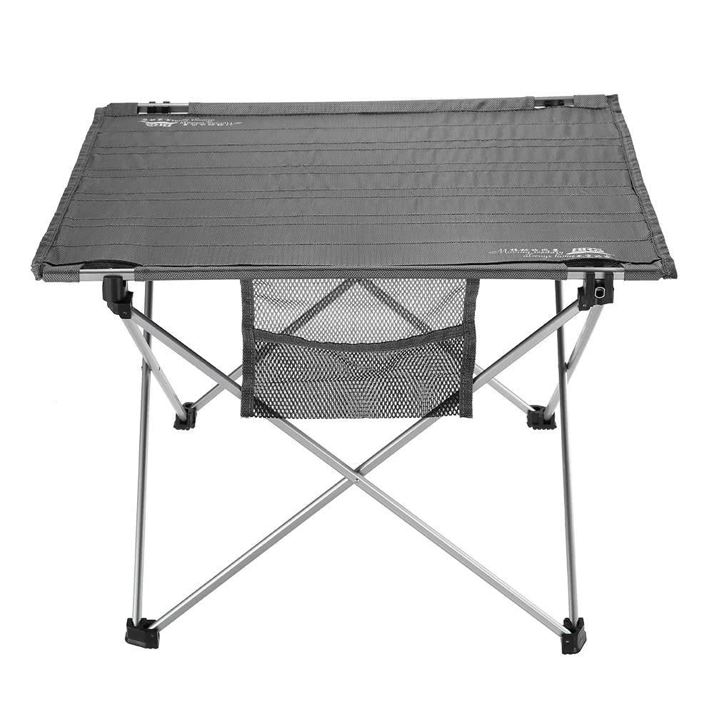 Outdoor Foldable Camping Picnic Tables Portable Compact Lightweight Folding Roll-up Table Image 2