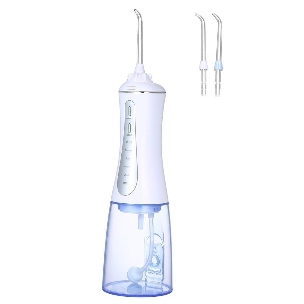 Portable Dental Oral Irrigator Rechargeable Cordless Powerful Water Flosser Teeth Cleaner Detachable Image 2