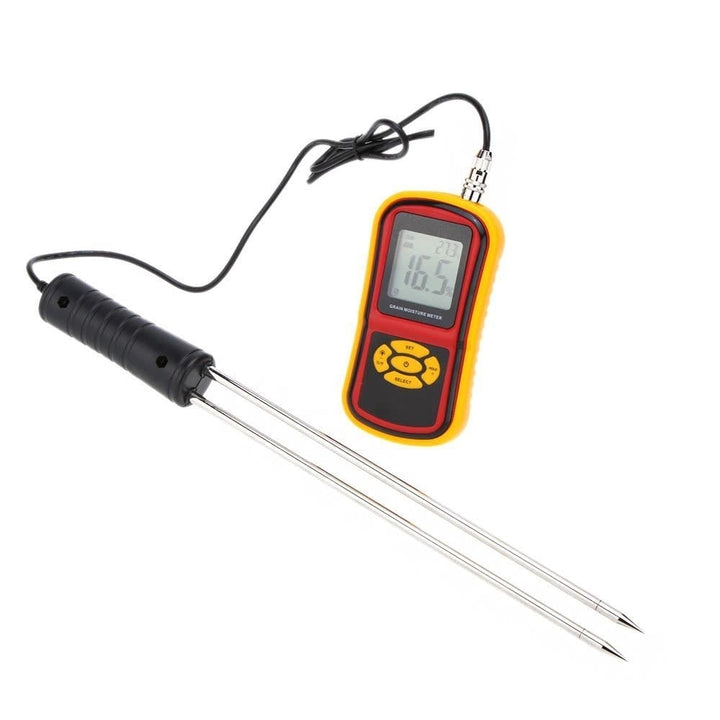 Portable Digital Grain Moisture Meter with Measuring Probe LCD Display Tester for Corn Wheat Rice Bean Hygrometer Image 4