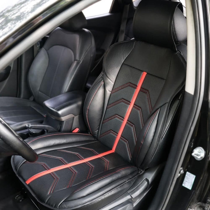 PU Leather Universal Front Single Car Seat Covers Cushion Pack 1 Image 8