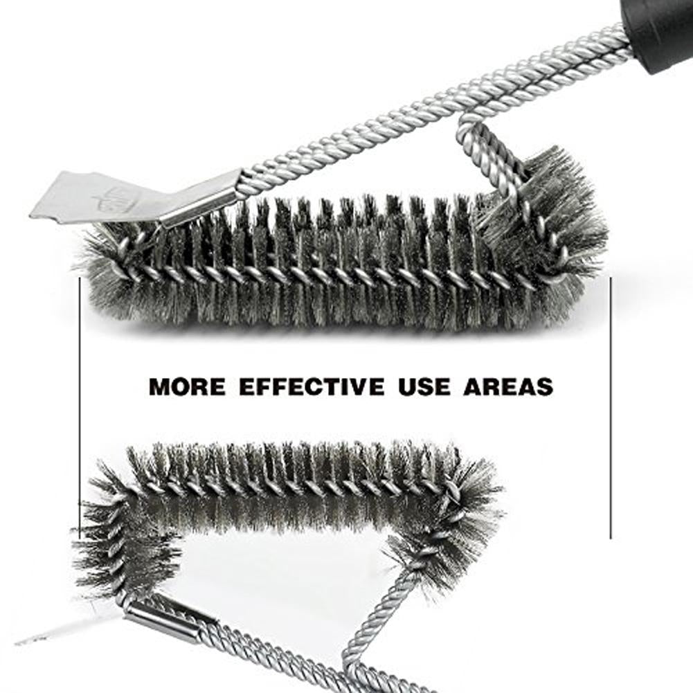 Rugged Grill Cleaning Stainless Steel Brushes Cooking BBQ tools Image 4