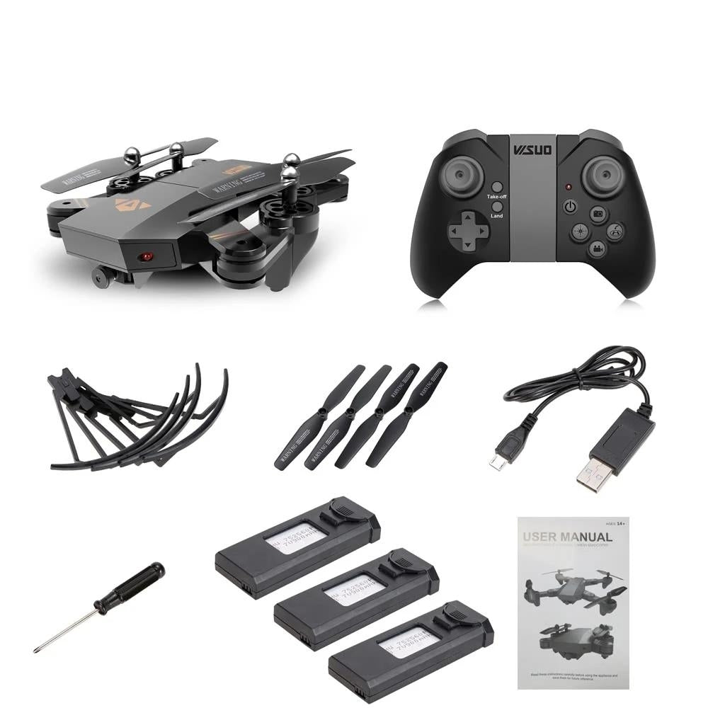 Selfie Drone WIFI FPV RC Quadcopter Fly More Combo - RTF Image 6