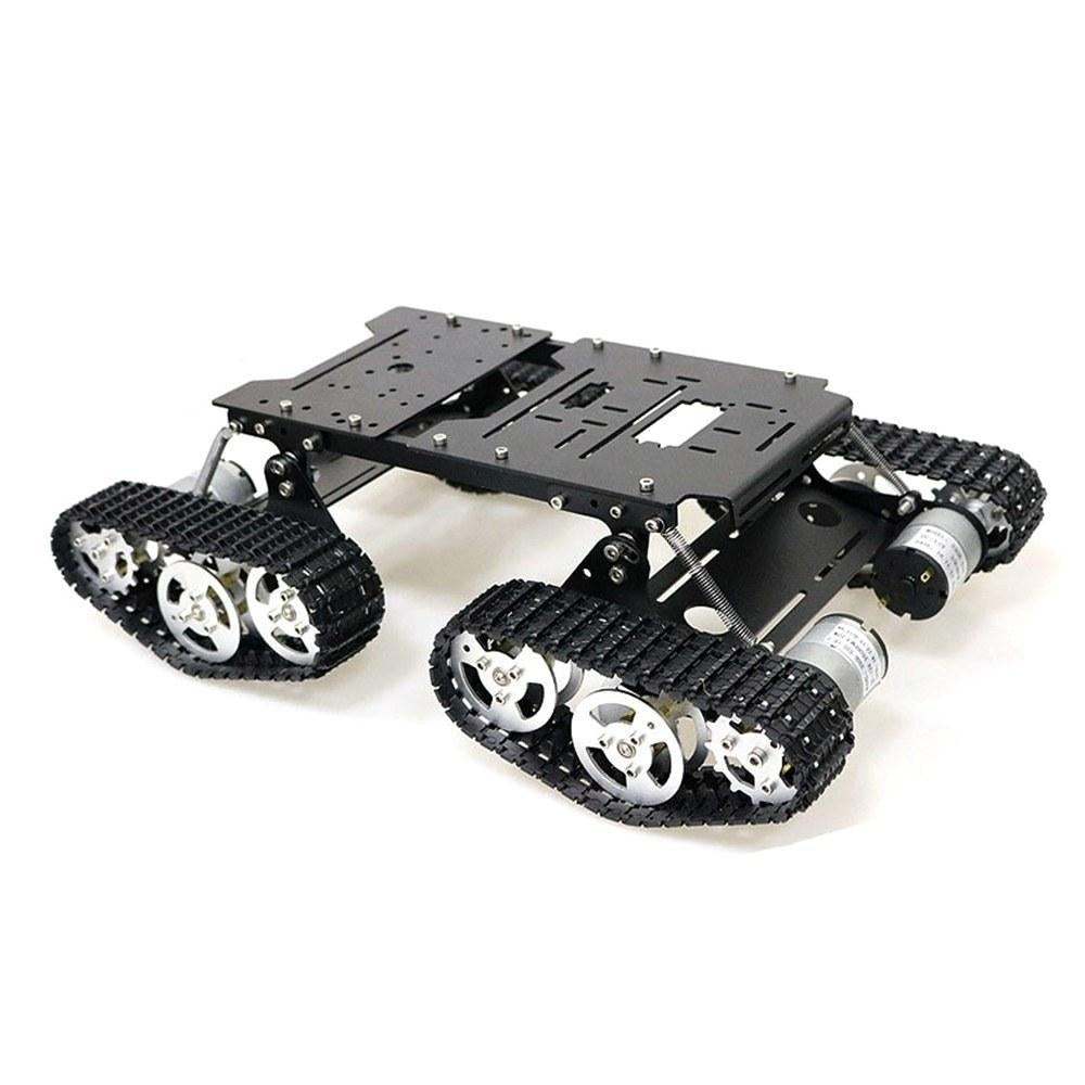 Smart Car Robot 4WD Shock Absorbing Robotic Tank Chassis Kit Image 11
